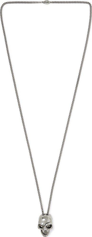 Alexander McQueen Skull Silver-Tone Necklace