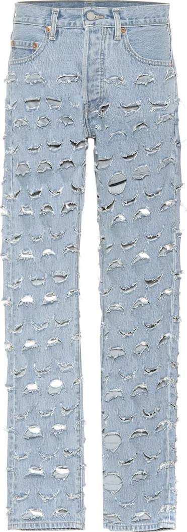 Vetements X Levi's® distressed jeans