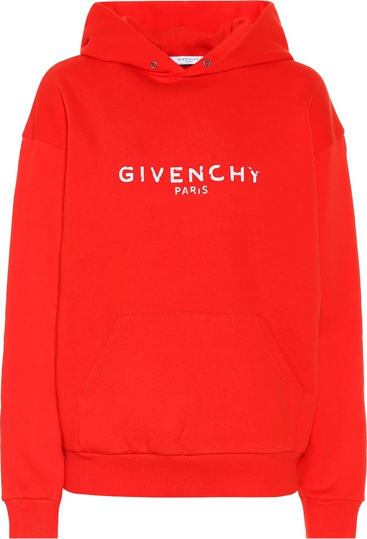 Givenchy Printed cotton hoodie