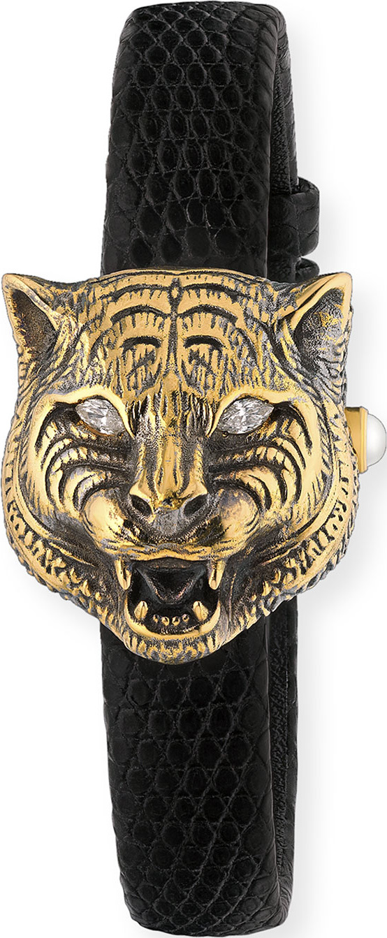 Gucci 32mm 18k Le Marché Des Merveilles Secret Feline Watch