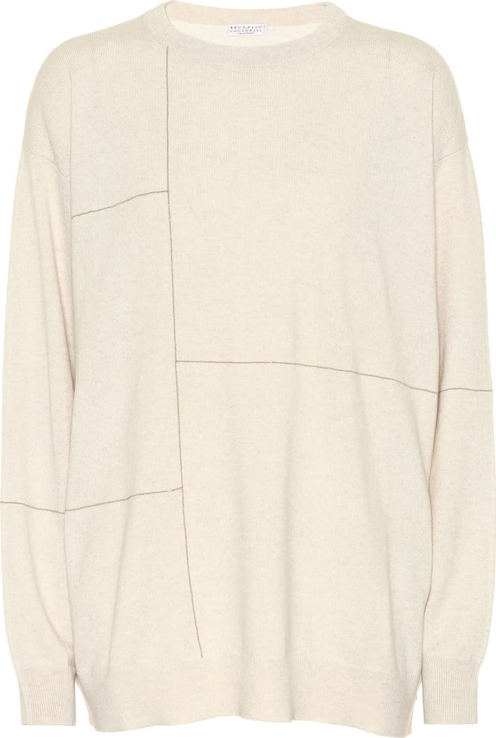 Brunello Cucinelli Embellished cashmere sweater