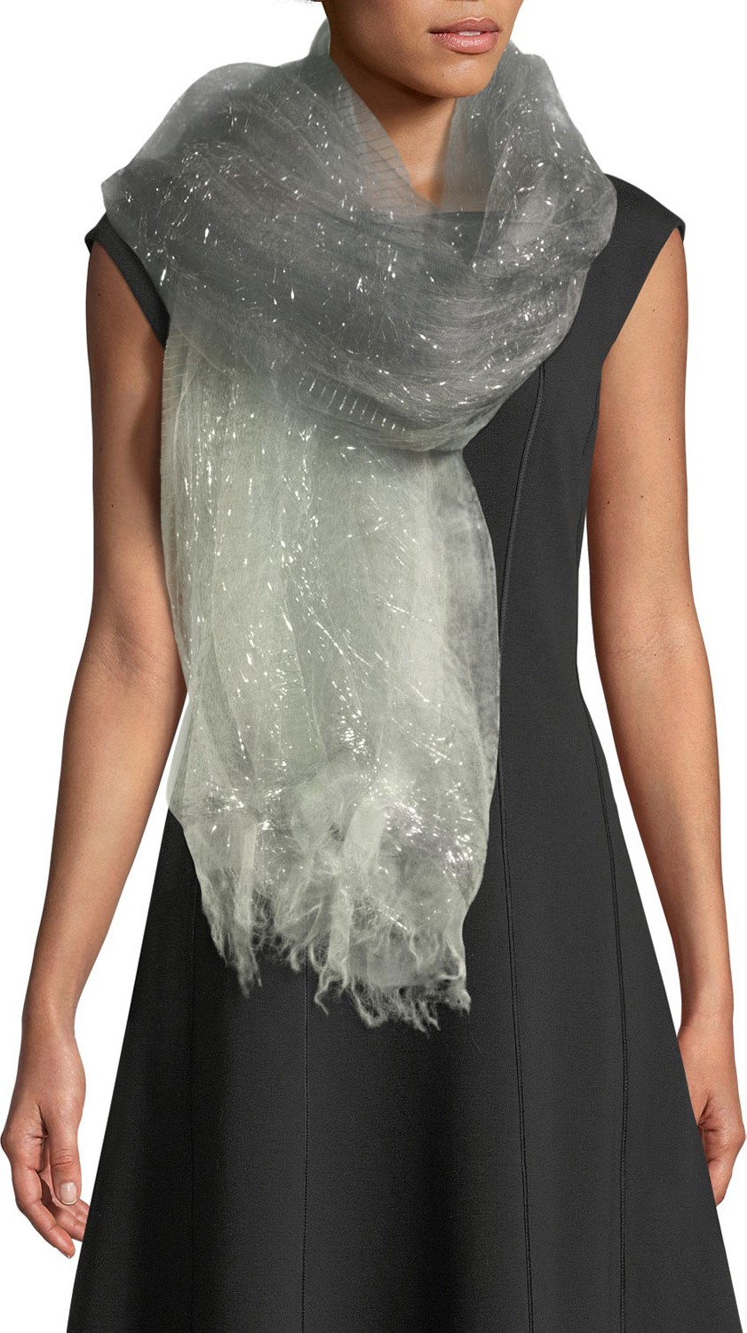 Faliero Sarti Dionisio Woven Tinsel Shawl