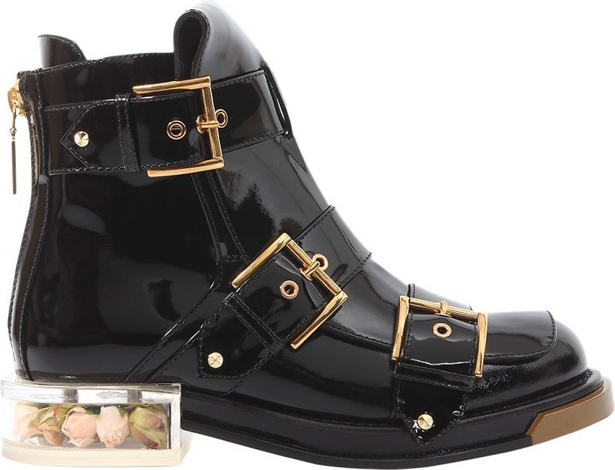 Alexander McQueen Buckle Boots