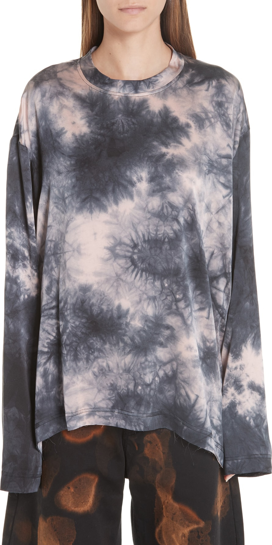 Marques'Almeida Marques'Almeida Tie Dye Silk Tee