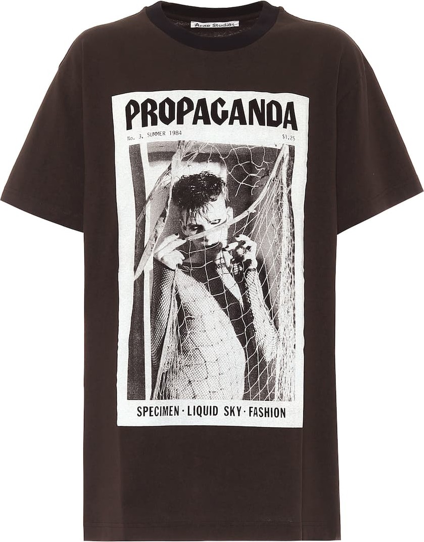 Acne Studios Printed cotton T-shirt