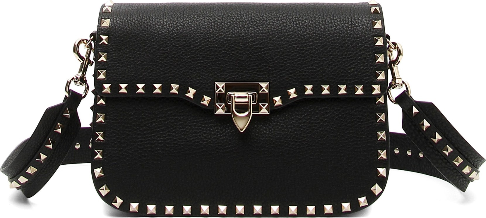 Valentino Rockstud Leather Shoulder Bag
