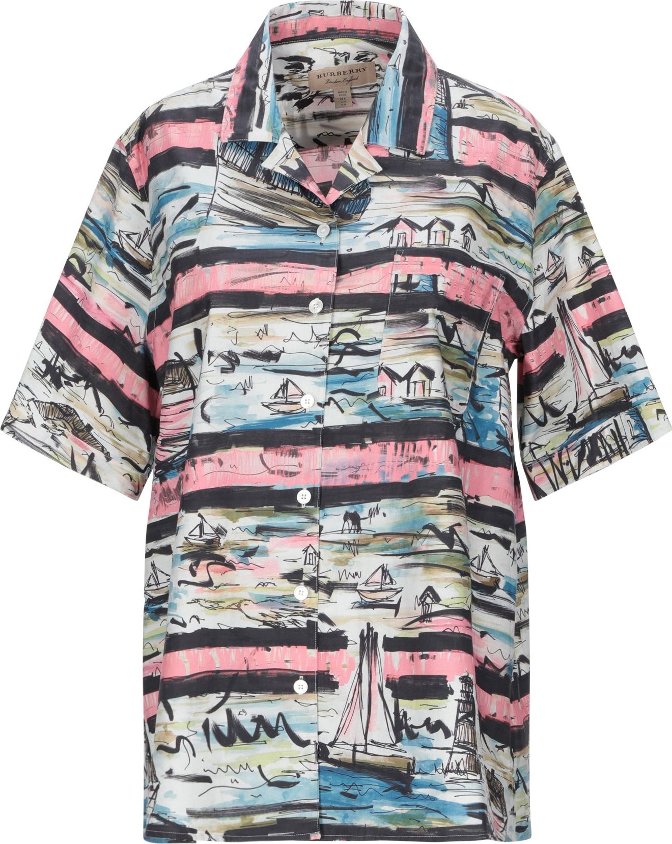 Burberry London England Patterned Shirts & Blouses