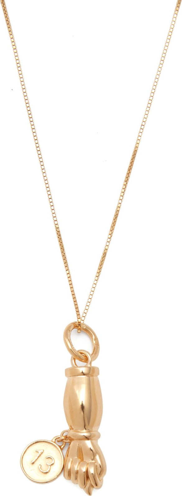 Bottega Veneta 18kt Gold-plated pendant necklace