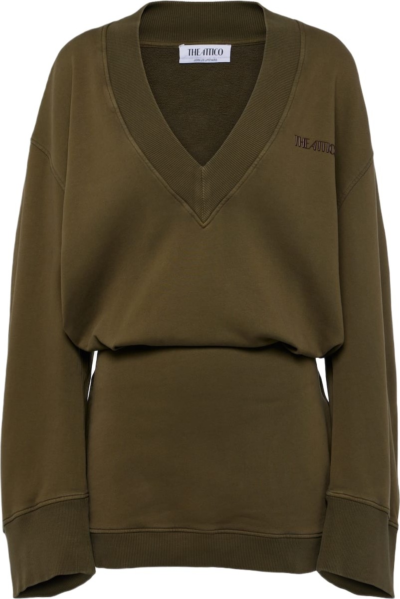 The Attico - Logo cotton minidress The Attico - Logo cotton minidress