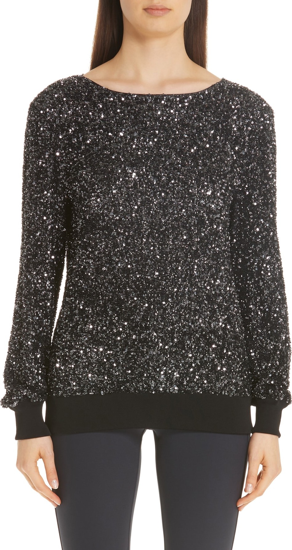 Lafayette 148 New York Nessa Sequin Blouse