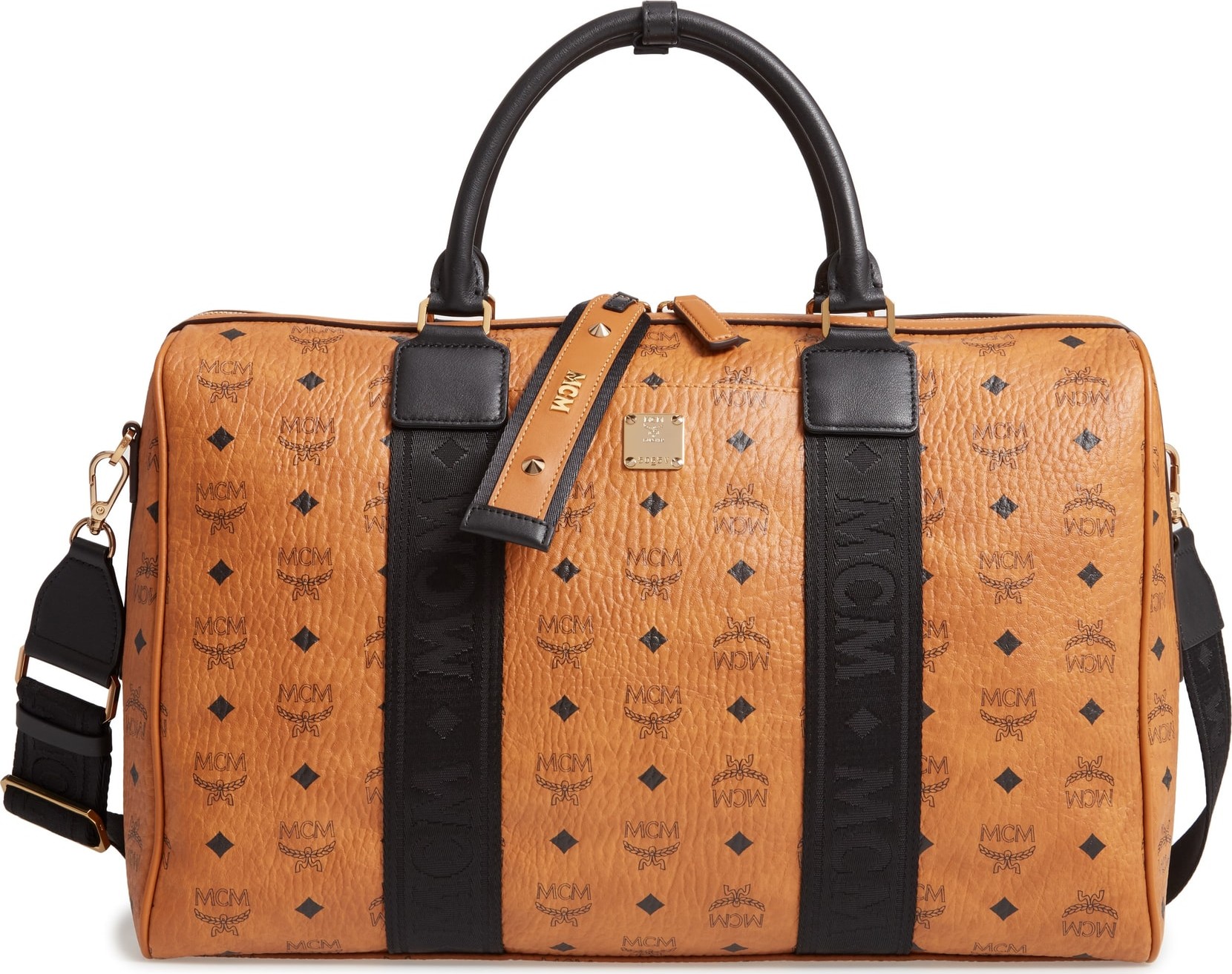 MCM Traveler Visetos Duffel Bag