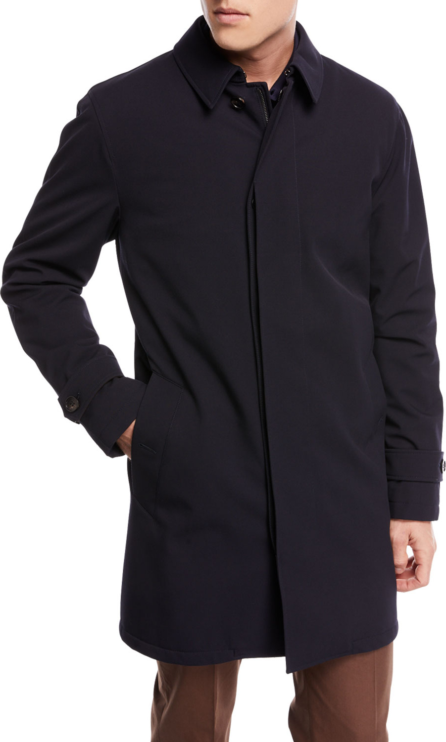 Ermenegildo Zegna Elements Water-Resistant Raincoat