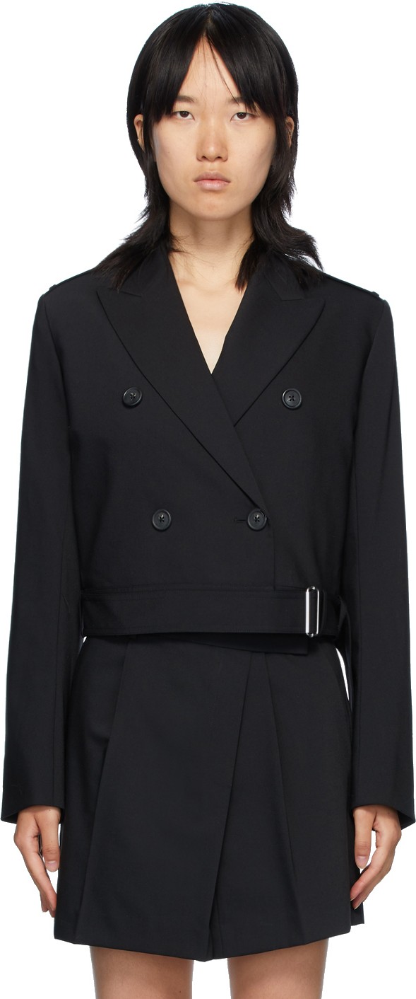 Helmut Lang Black Belted Blazer Helmut Lang Black Belted Blazer