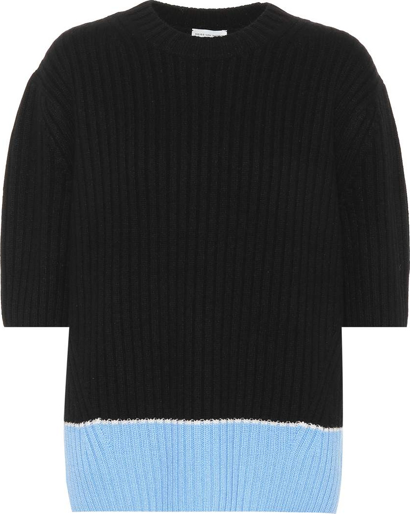 Dries Van Noten Morwenna cashmere and wool top