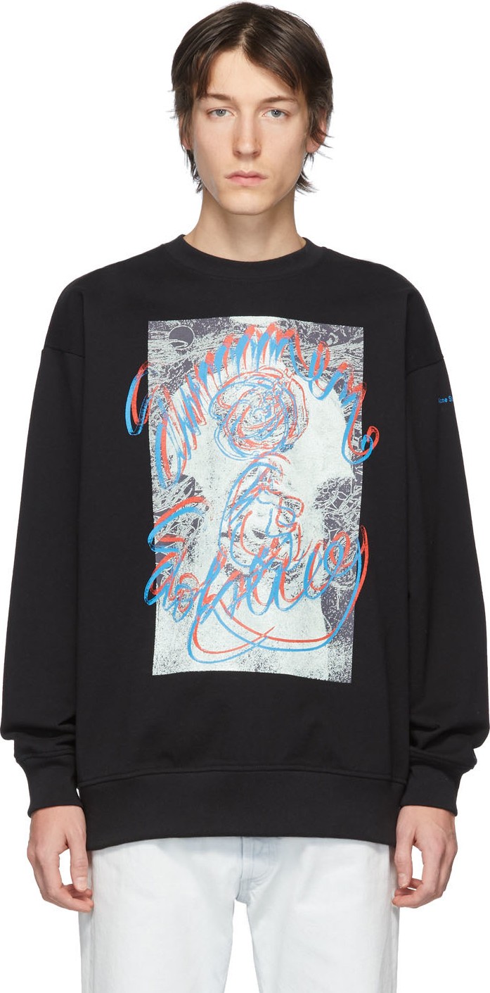 Acne Studios Black Forban Sweatshirt