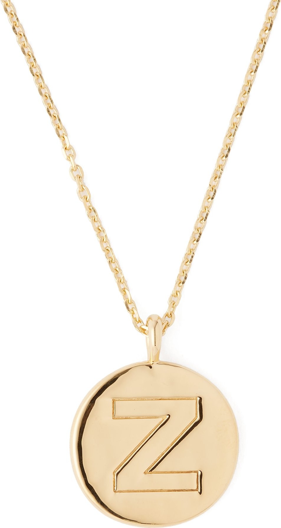 Theodora Warre Z-charm gold-plated necklace