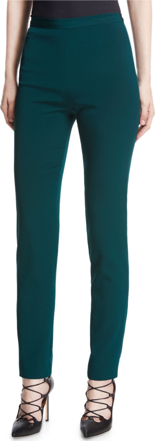 Brandon Maxwell Crepe Cigarette Pants