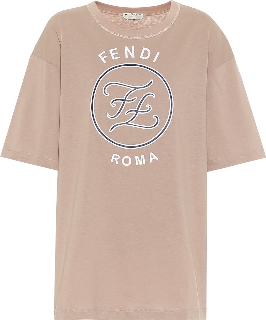 Fendi Logo cotton T-shirt