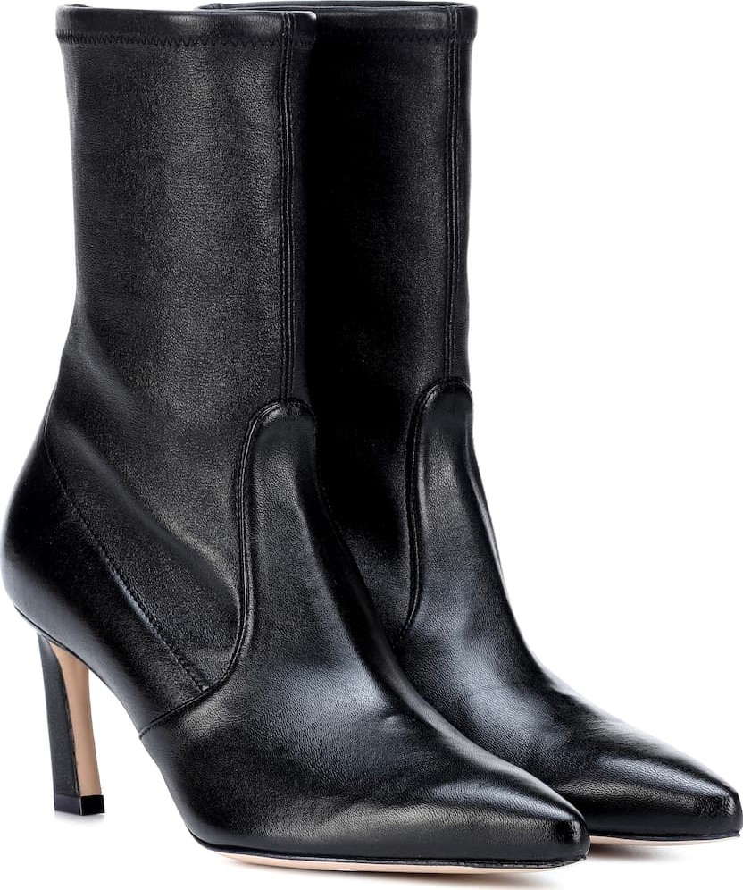 Stuart Weitzman Rapture 75 leather ankle boots