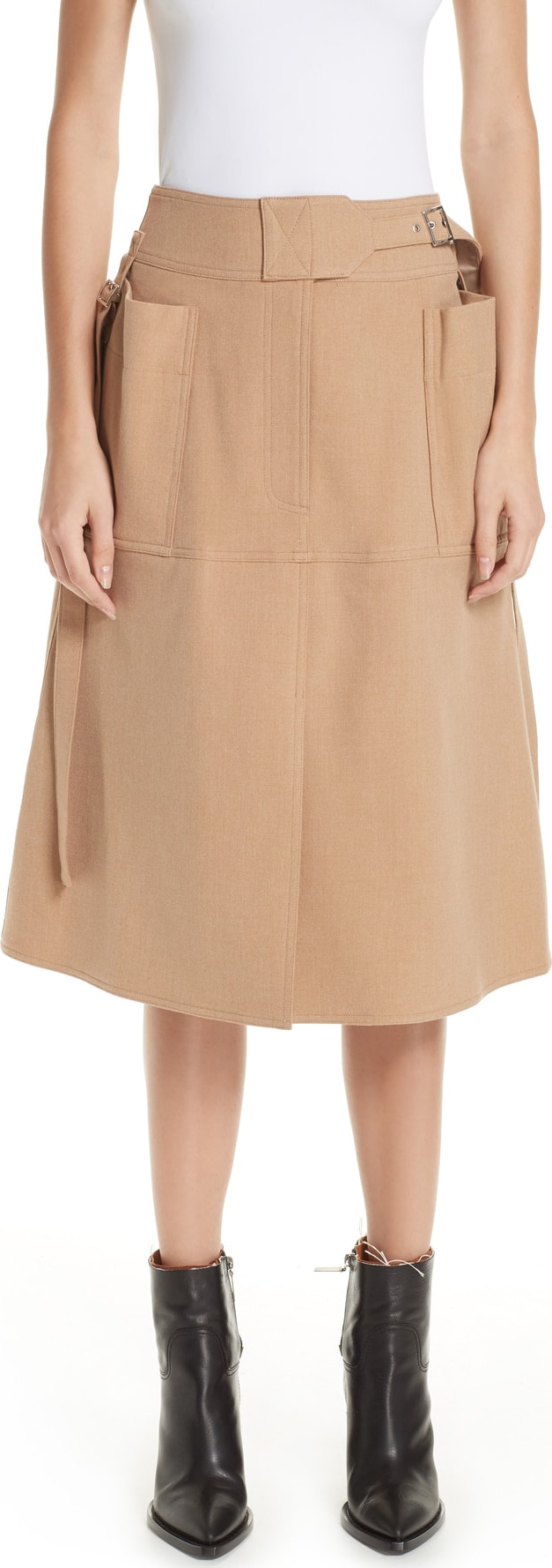 Ambush Buckle Waist Skirt
