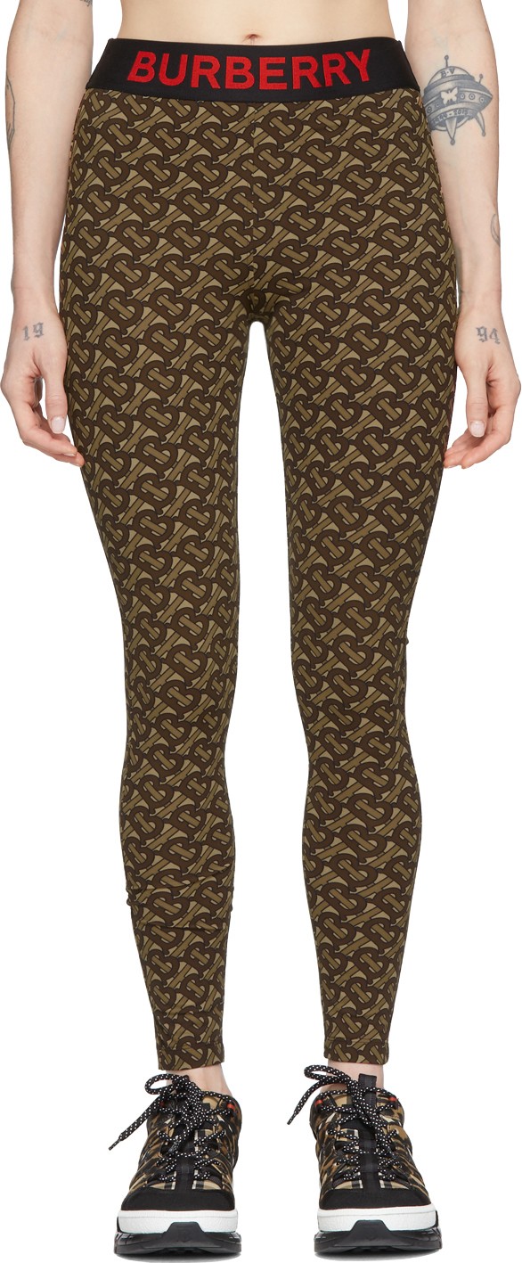 Burberry London England Brown Authie Leggings