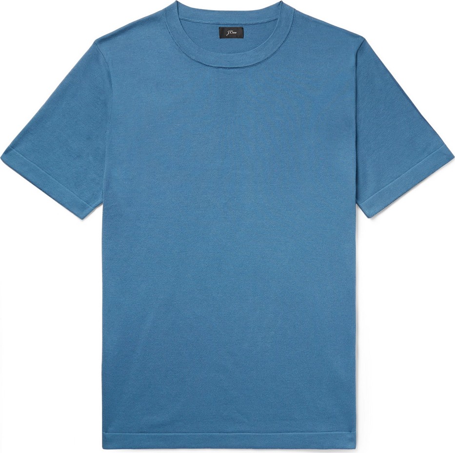 J.Crew Pima Cotton and Silk-Blend T-Shirt