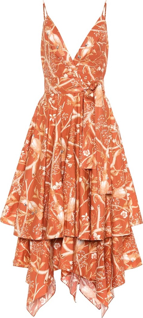 Johanna Ortiz Cacatua cotton poplin dress