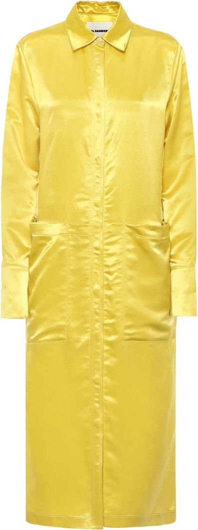 Jil Sander Satin shirtdress