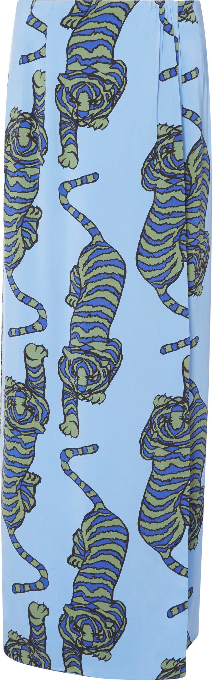 Rebecca de Ravenel Silk wrap skirt