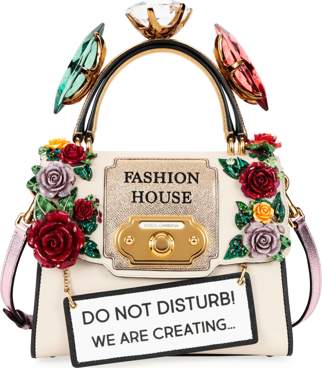 Dolce & Gabbana Welcome "Do Not Disturb!" Shoulder Bag