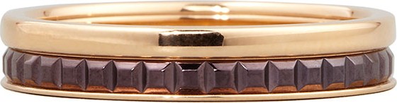 Boucheron Quatre Follies 18k Gold Band Ring, Size 7