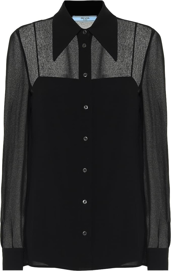 Prada Silk organza shirt