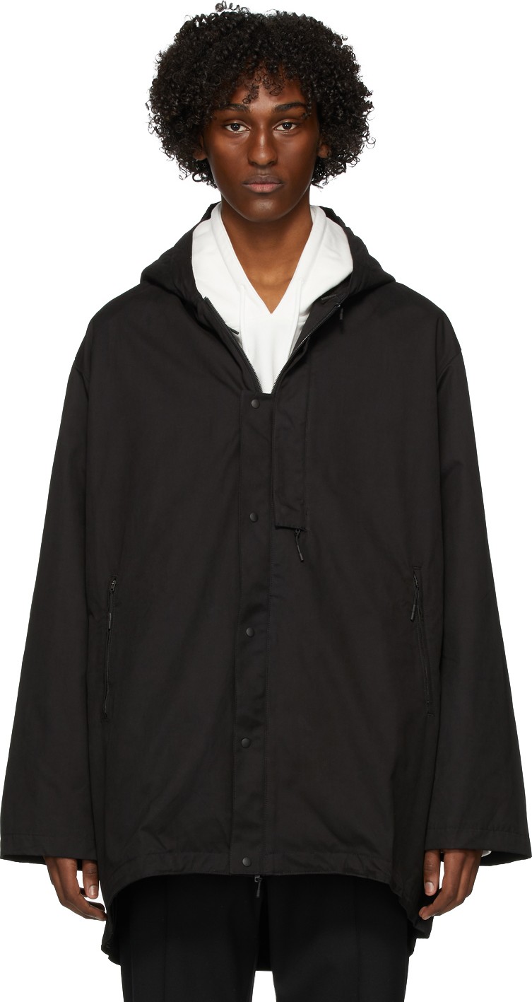 Y-3 Black Classic Broadcloth Parka