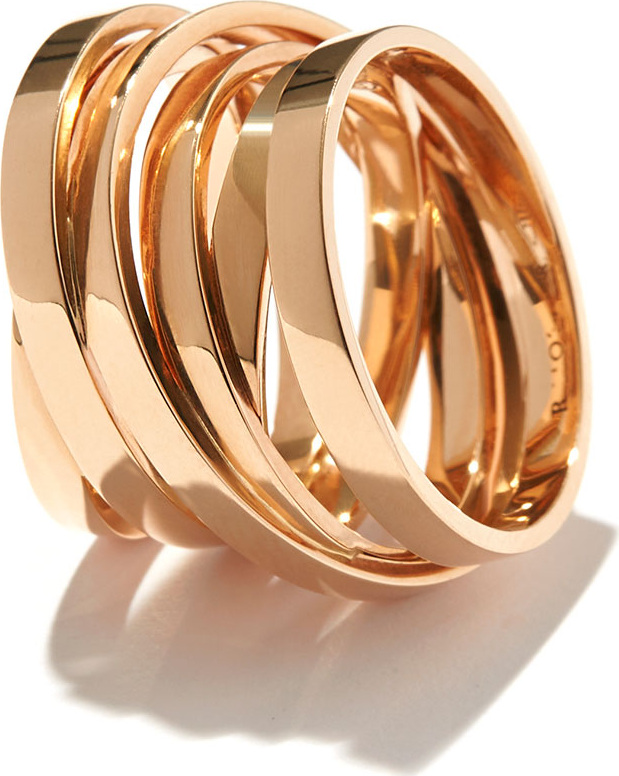 REPOSSI Technical Berbère Ring in 18K Rose Gold