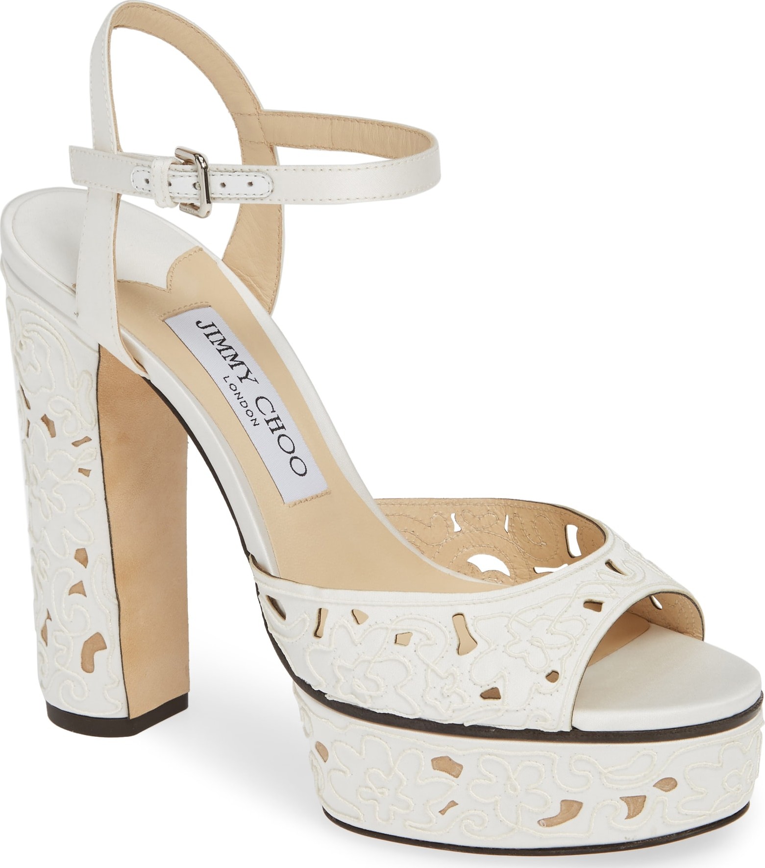Jimmy Choo Peachy Lace Sandal