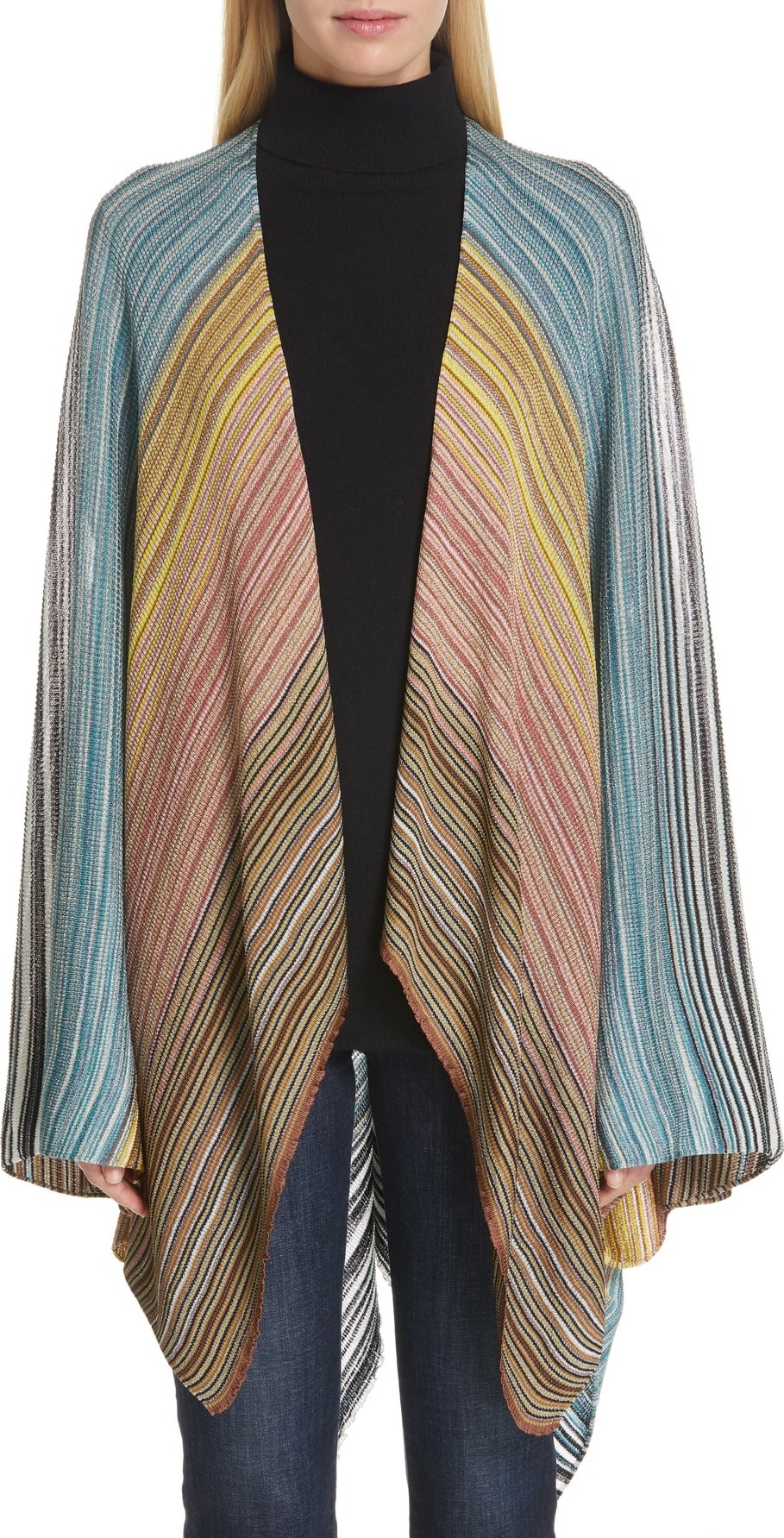 Missoni Stripe Cape