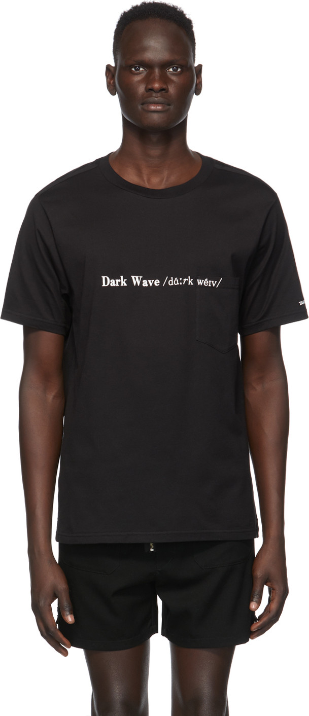 Takahiromiyashita The Soloist - Black 'Dark Wave' T-Shirt