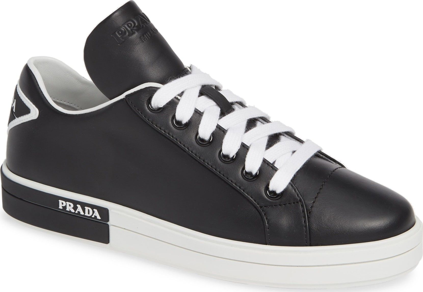 Prada Logo Platform Sneaker