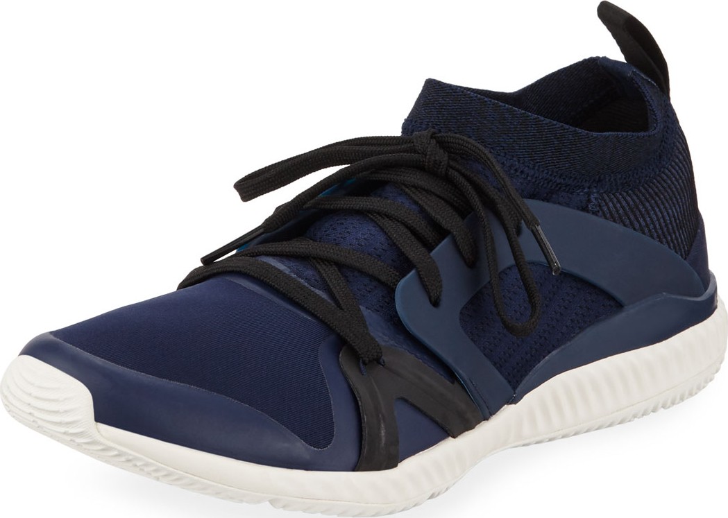 Adidas By Stella McCartney Crazy Train Pro Lace-Up Sneakers, Navy