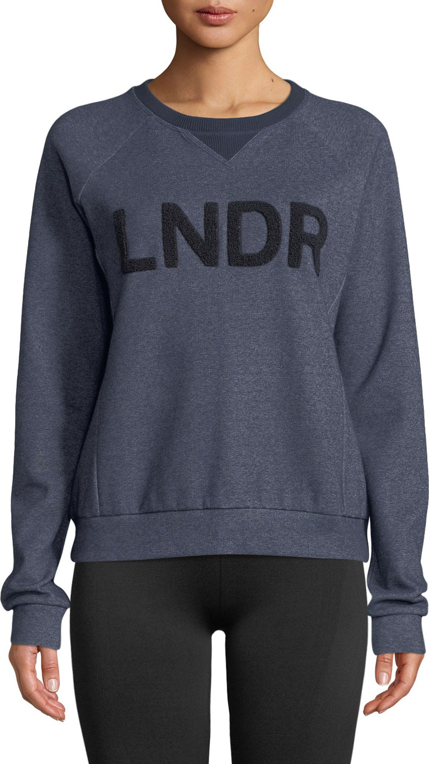 LNDR Logo Crewneck Raglan Sweatshirt