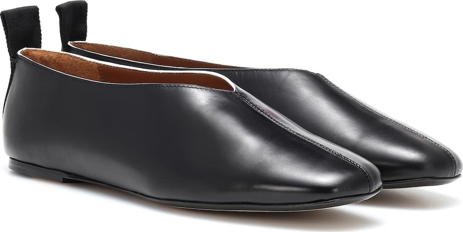 Joseph Leather ballet flats