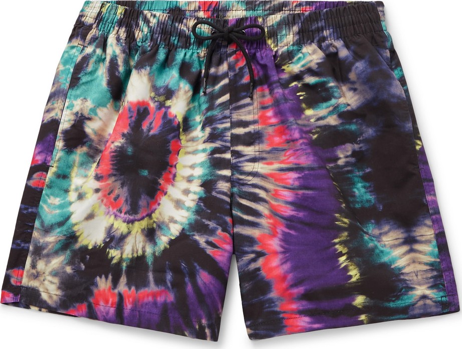 Dries Van Noten Mid-Length Printed Swim Shorts