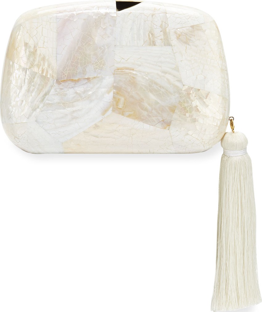 Rafe Stella Minaudiere Clutch Bag with Tassel