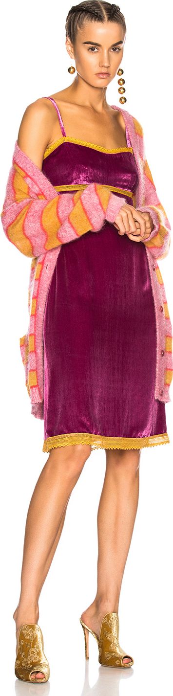 Alberta Ferretti Striped Cardigan