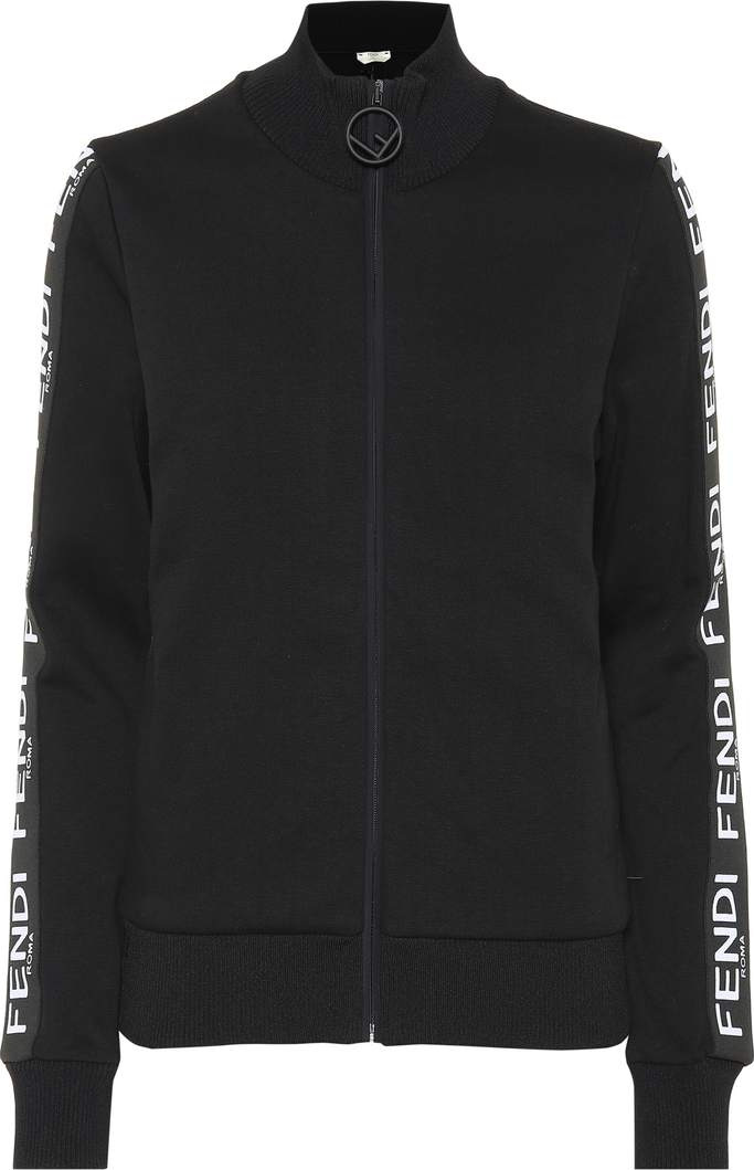 Fendi Cotton-blend jersey jacket