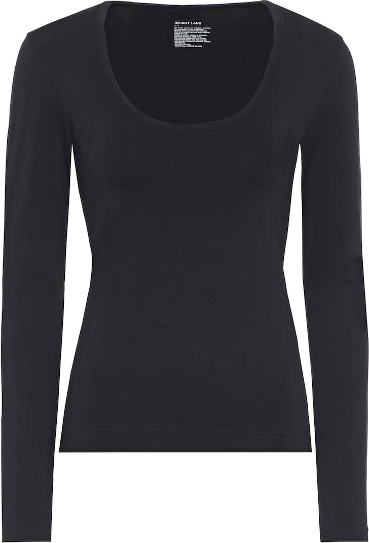 Helmut Lang Seamless scoop-neck top