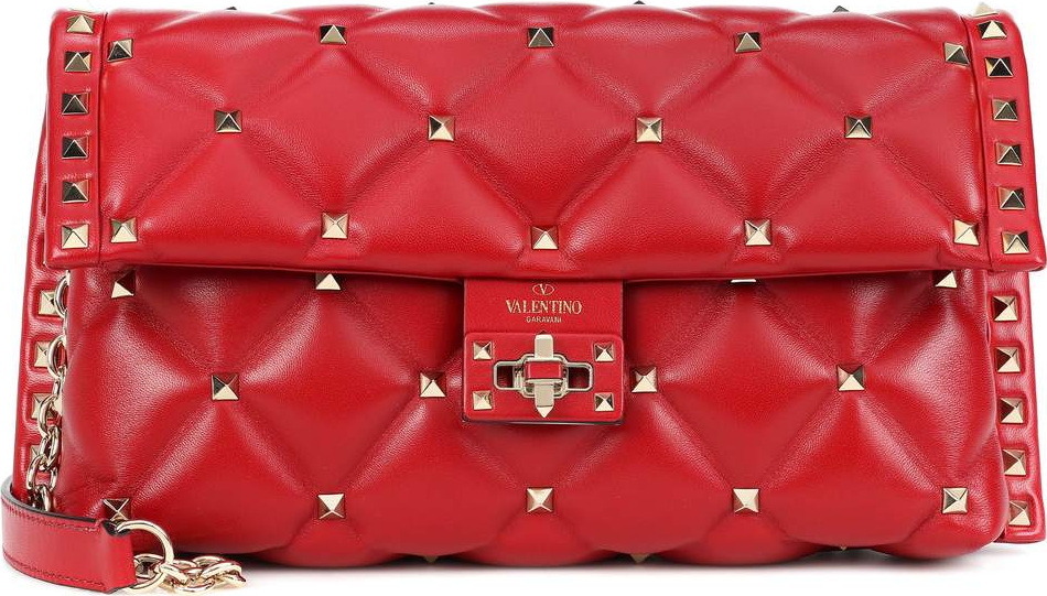 Valentino Valentino Garavani Candystud leather shoulder bag