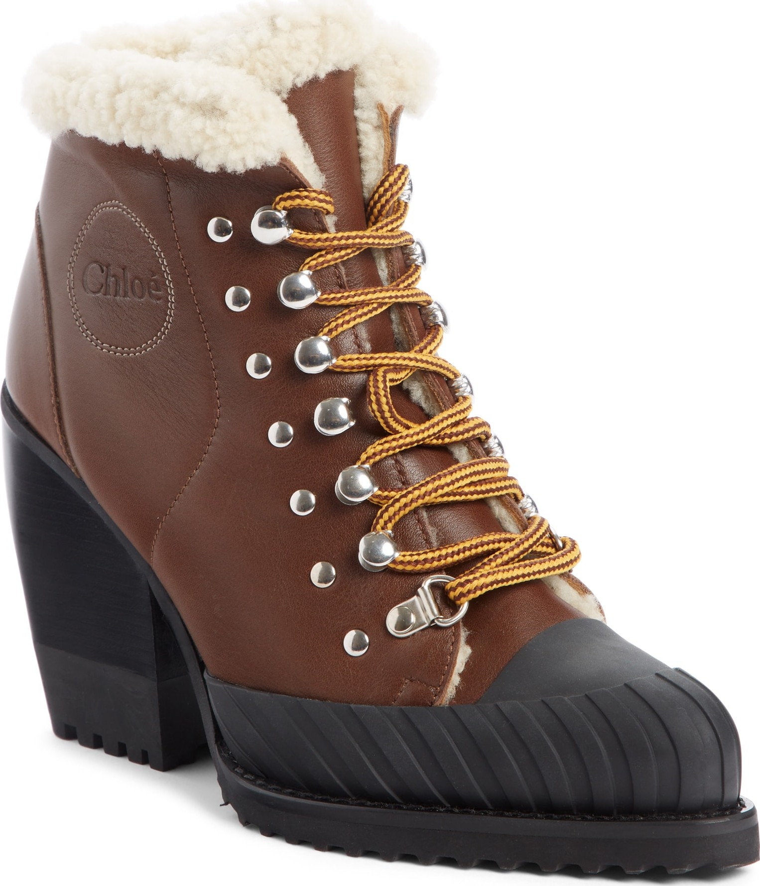 Chloe Rylee Genuine Shearling Lined Hiking Boot