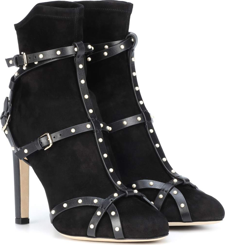 Jimmy Choo Brianna 100 suede ankle boots