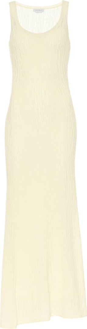 Gabriela Hearst Lissa silk mesh maxi dress